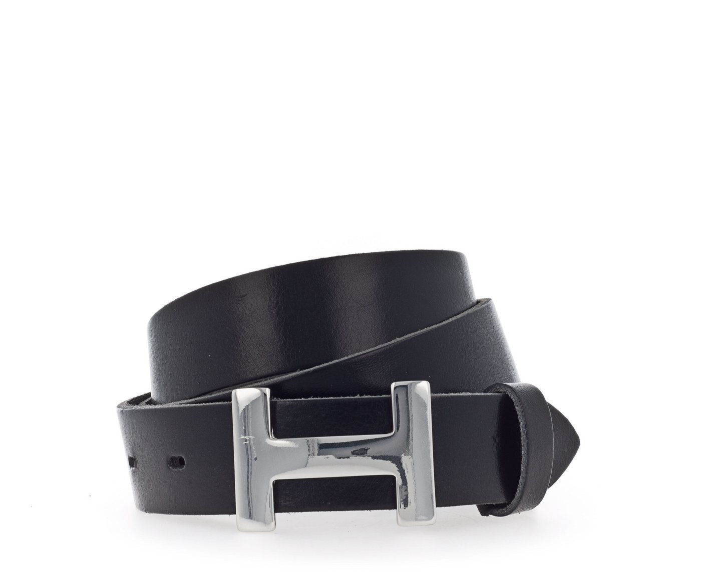Vanzetti Ledergürtel mit modischer Silber Schnalle - 30 mm Gürtel von Vanzetti