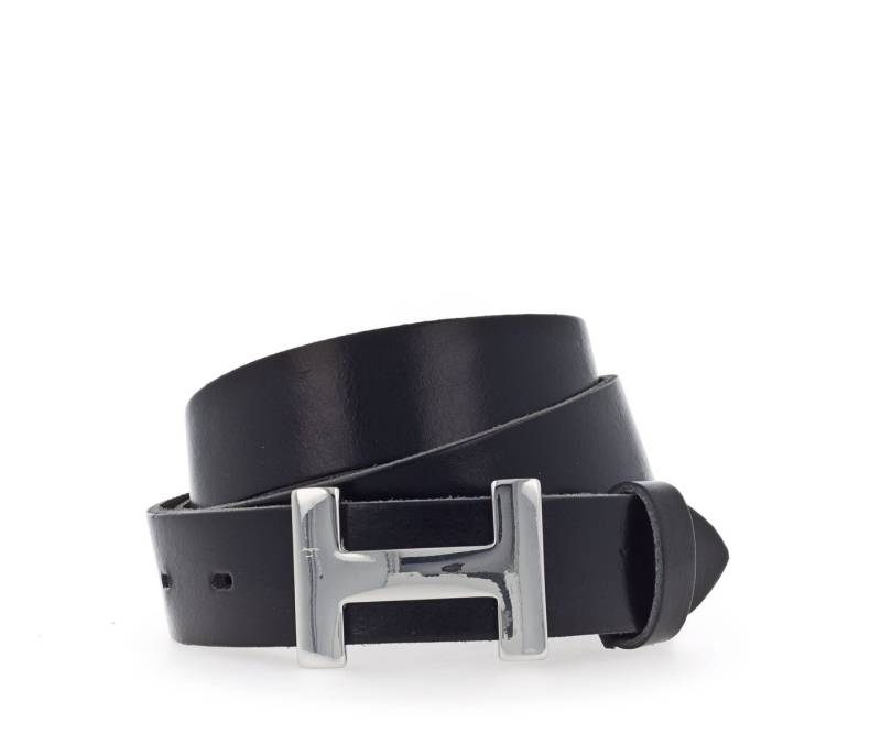 Vanzetti Ledergürtel mit modischer Silber Schnalle - 30 mm Gürtel von Vanzetti