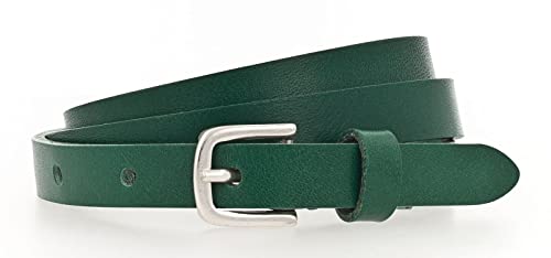 Vanzetti Neon Booster 15mm Full Leather Belt W100 Fern Green von Vanzetti