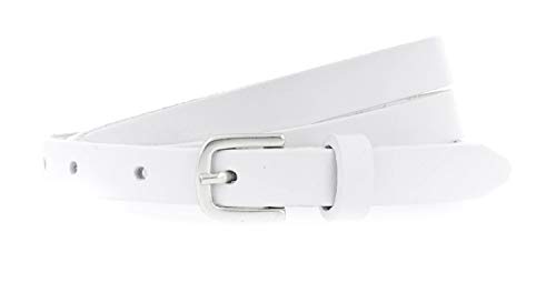 Vanzetti Neon Booster 15mm Full Leather Belt W105 White von Vanzetti