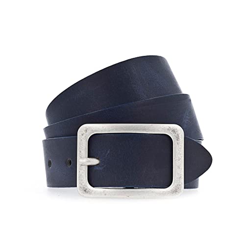 Vanzetti Neon Booster 35mm Full Leather Belt W100 Nightblue von Vanzetti