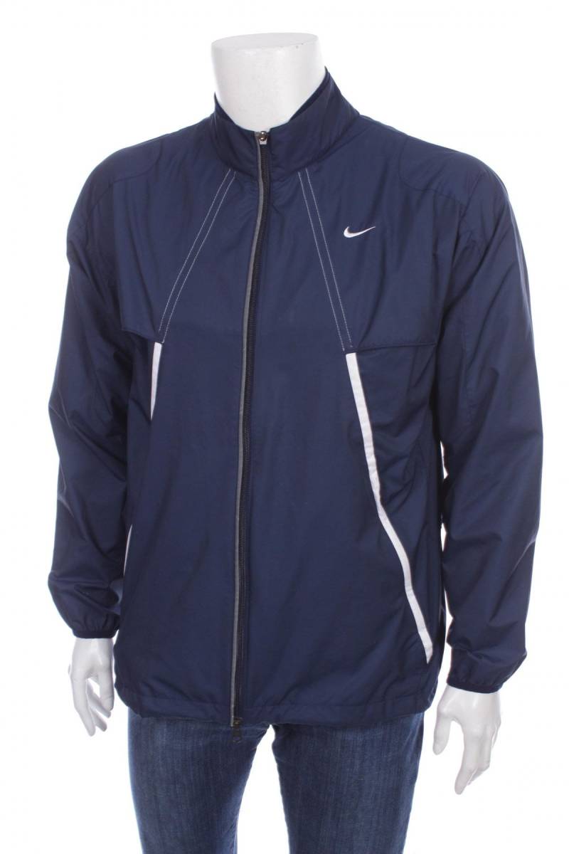 Nike Jacke 90Er Jahre Windbreaker Nylon Shell Zip Blau Farbe Block Gestreift Streetwear Weiß Vintage 1990Er Sport Große L Nike Jacke 90Er Jahre Windbreaker Nylon Shell Zip Blau Farbe Block Gestreift Streetwear Weiß Vintage 1990Er Sport Große L von VapeoVintage