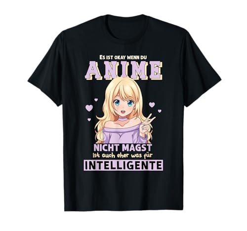 Es ist okay wenn du Anime nicht magst I Chibi Kawaii Girl T-Shirt von Vaporwave & Es ist okay wenn du Anime nicht magst