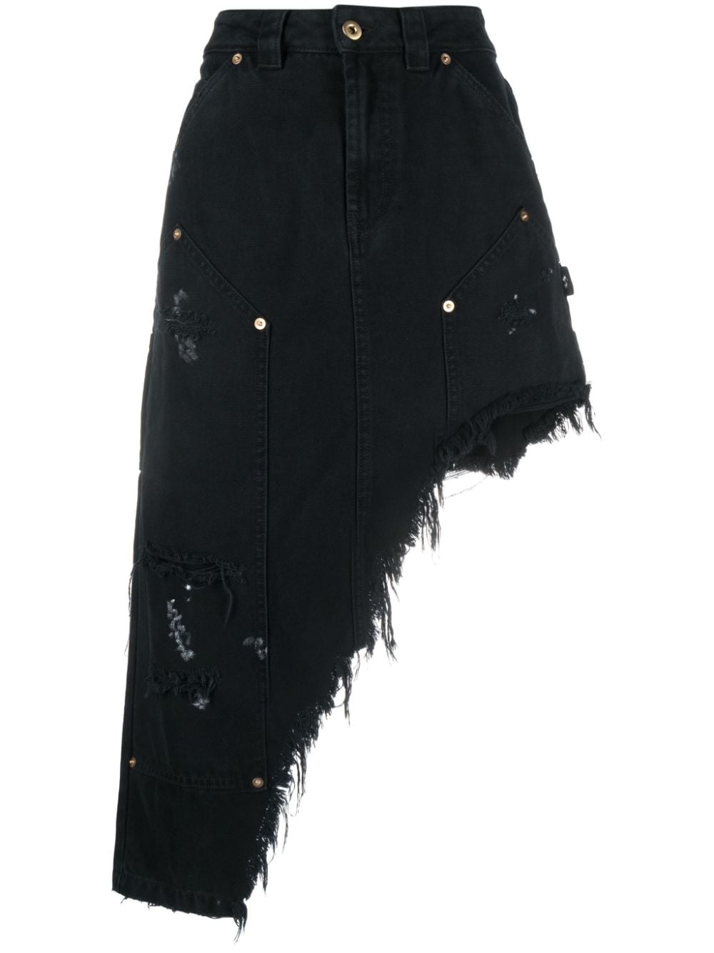 Vaquera Rock im Distressed-Look - Schwarz von Vaquera