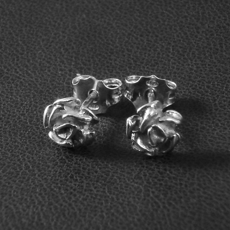 Rosen-Ohrringe Aus 925Er Silber Rosen-Ohrringe Aus 925Er Silber von Varabin