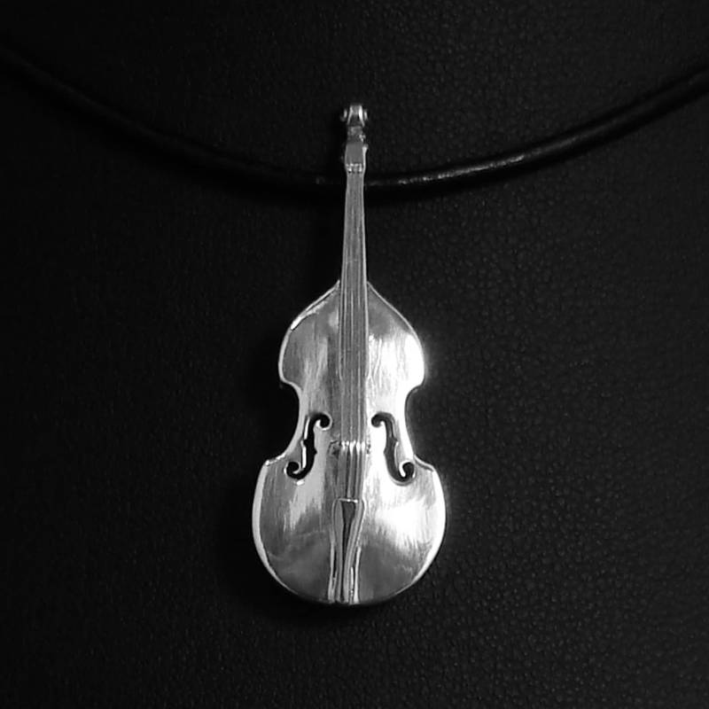 sterling Silber Kontrabass Anhänger sterling Silber Kontrabass Anhänger von Varabin
