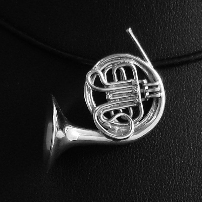 sterling Silber Waldhorn Anhänger sterling Silber Waldhorn Anhänger von Varabin
