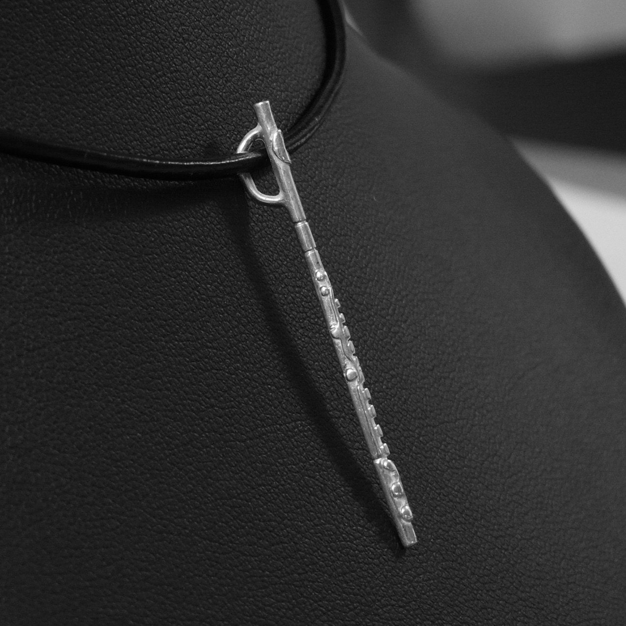 sterling Silber Zauberflöte Anhänger sterling Silber Zauberflöte Anhänger von Varabin