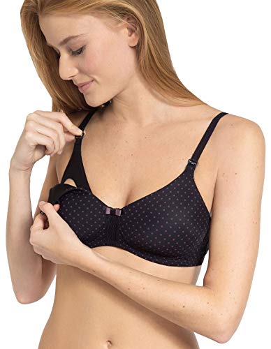 Variance Damen Instant Micro Schwangerschafts-BH, Black, 110B von Variance