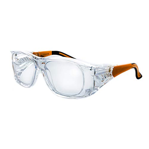 Varionet Safety VHP10 VH10 Pro 300 Sichtschutzbrille, transparent/orange, 3.00 von Varionet Safety