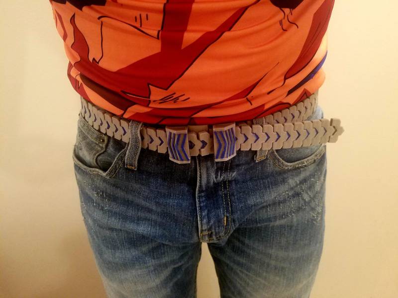 Rinderleder Gürtel Länge Verstellbar, Starker Drahtkern von VariousKnitKnacks