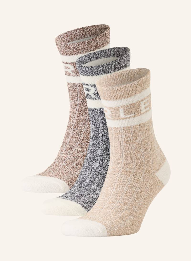 Varley 3er-Pack Strümpfe Spencer braun von Varley