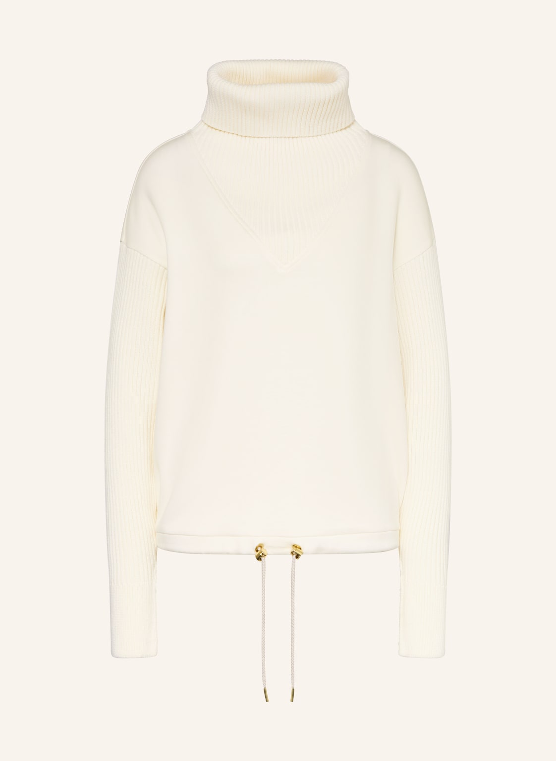 Varley Sweatshirt Hannah Im Materialmix weiss von Varley