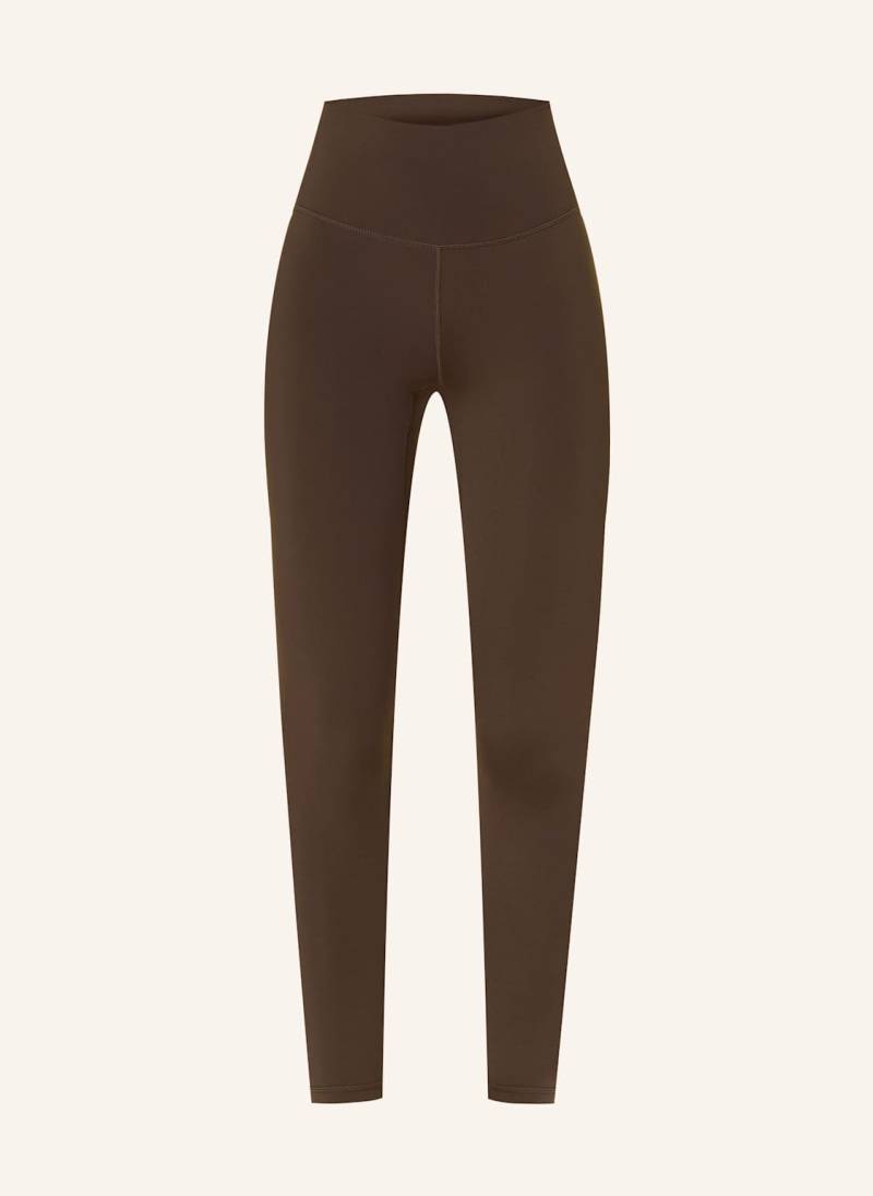 Varley Tights Freesoft™️ High Rise braun von Varley