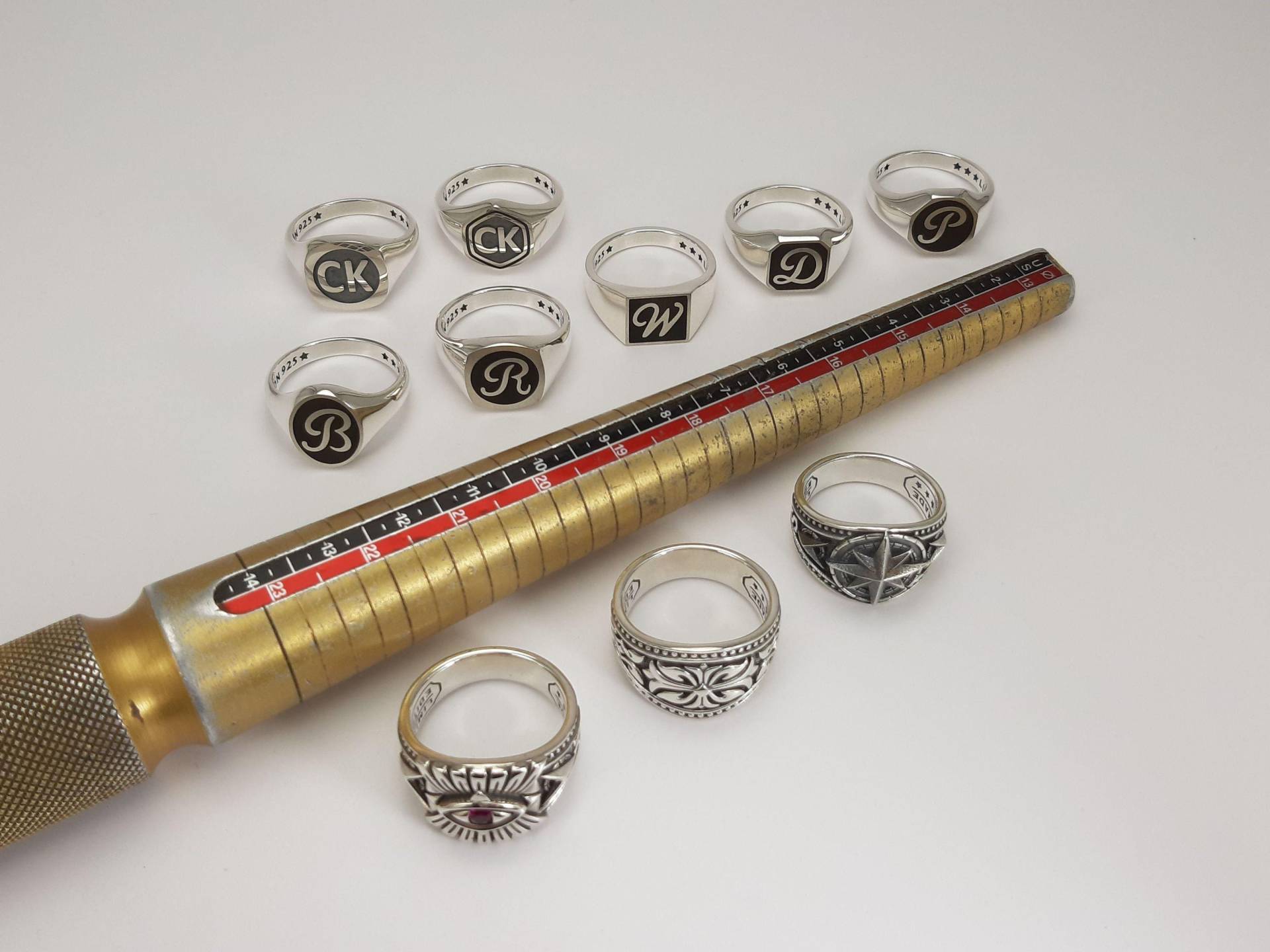 Ringgrößen-Führer, Ringgröße Finden, Us, Uk, Eu, Chart, Sizer, Messen, Multisizer von VartovarJewelry