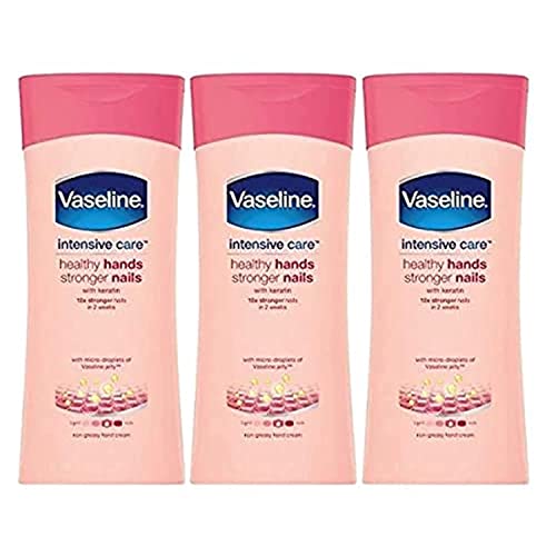 3 x Vaseline Intensivpflege Handcreme - Hand & Nagel - 200 ml von Vaseline