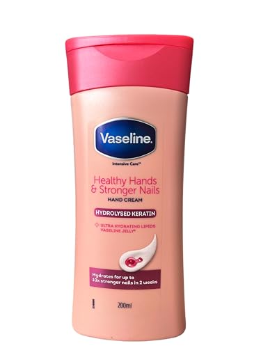 Vaseline Healthy Hand and Stronger Nails Hand Cream, 6.76 Ounce (200 Millilitres) Pack of 3, Imported from UK von Vaseline