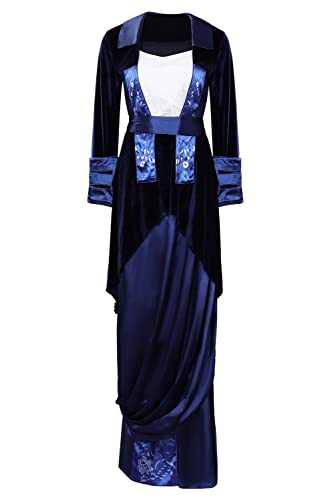 Vasojot Titanic Rosenkleid, Kostüm, Erwachsene, Damen, Rose, Cosplay, Halloween, Party, Cosplay, Rosen-Outfits, Größe XL Vasojot Titanic Rosenkleid, Kostüm, Erwachsene, Damen, Rose, Cosplay, Halloween, Party, Cosplay, Rosen-Outfits, Größe XL von Vasojot