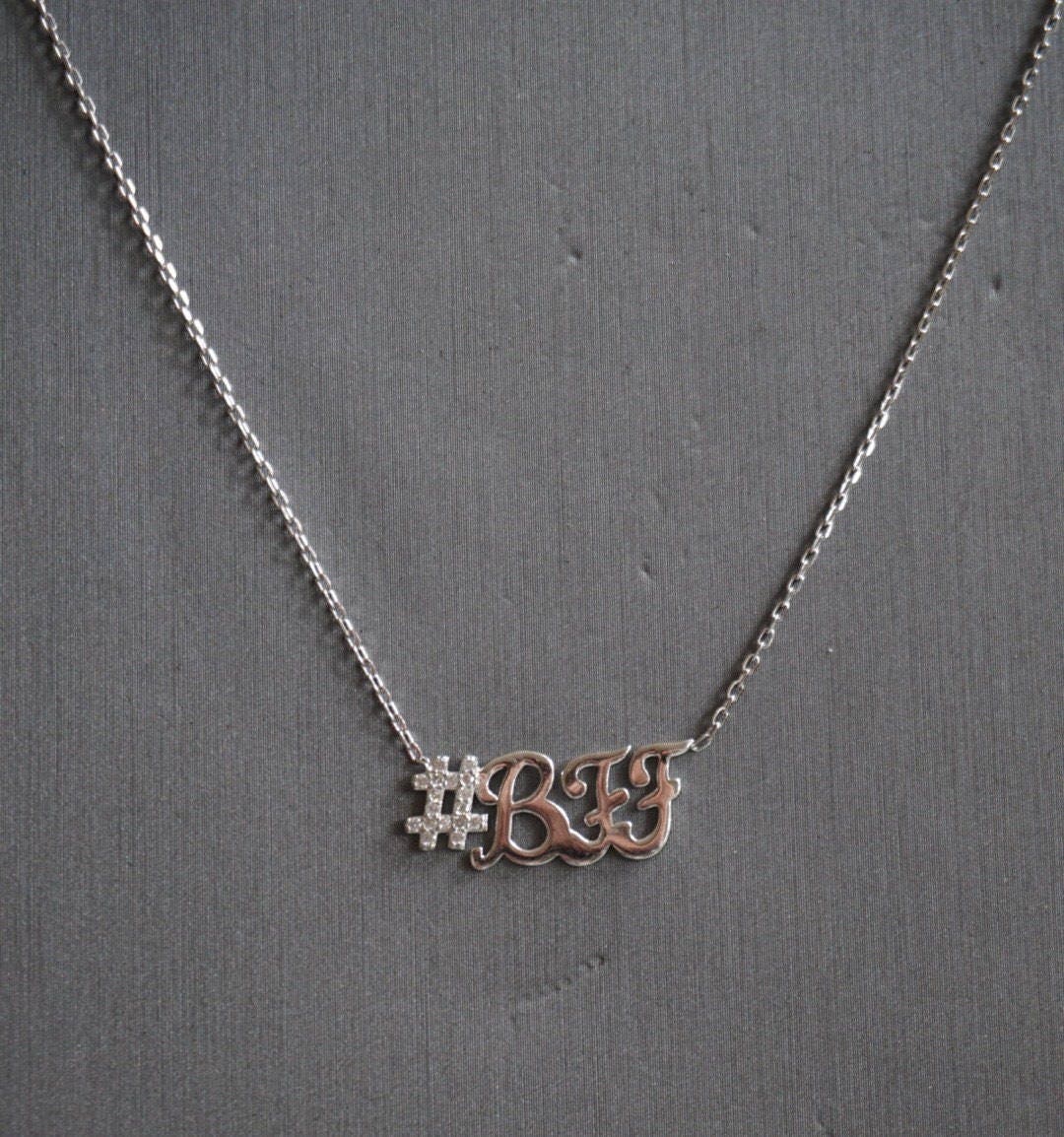 Hashtag Bff Halskette von VassariBoutique