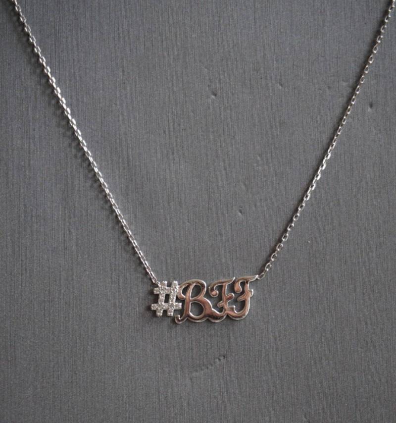 Hashtag Bff Halskette von VassariBoutique