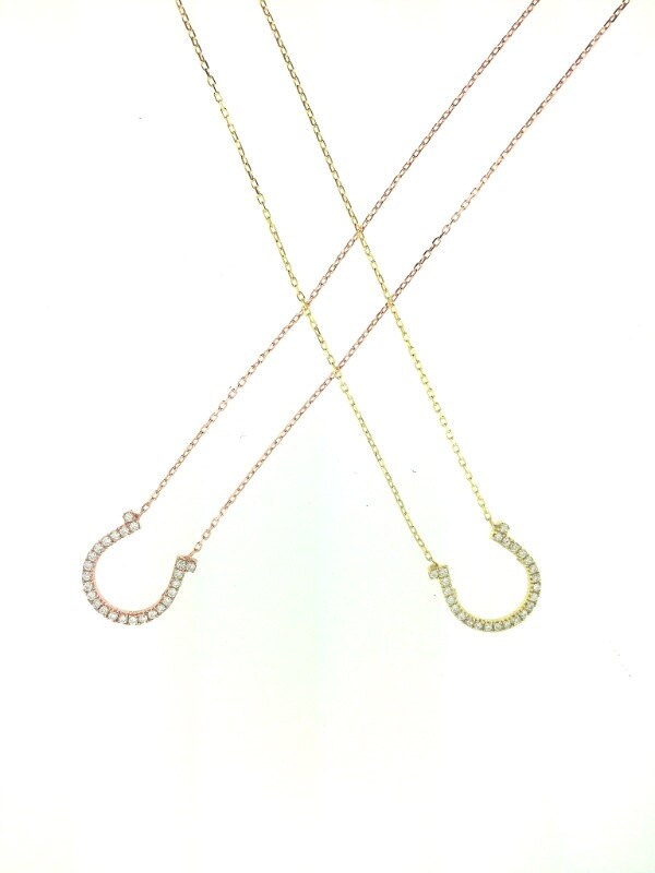 Hufeisen Pave Halskette von VassariBoutique