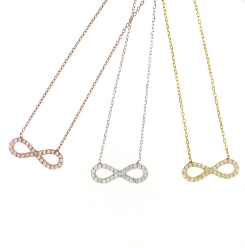 Infinity Pave Halskette von VassariBoutique