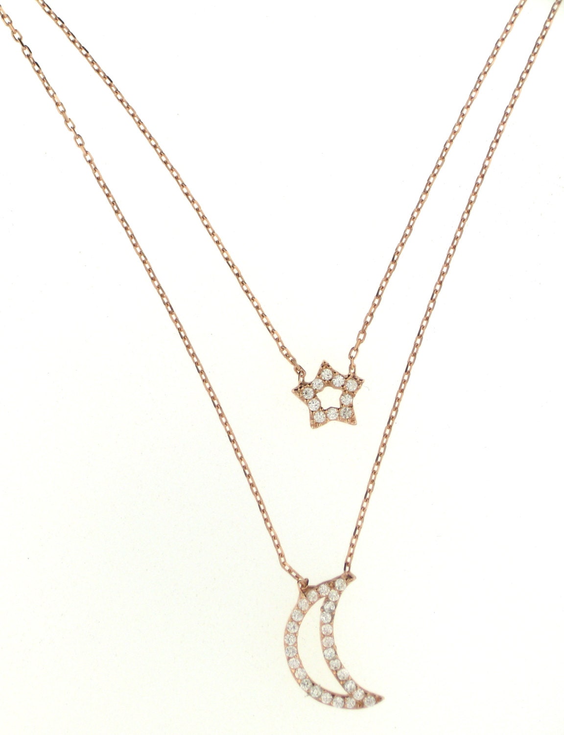 Mond & Sterne Halskette von VassariBoutique