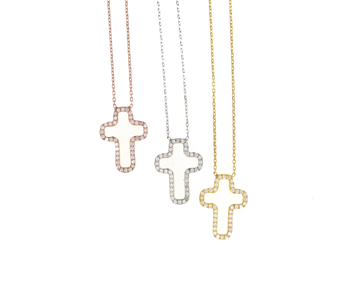 Offenes Kreuz Halskette von VassariBoutique