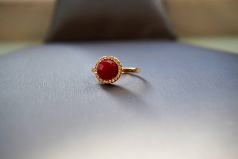 Rubin Rot Edelstein-Ring von VassariBoutique