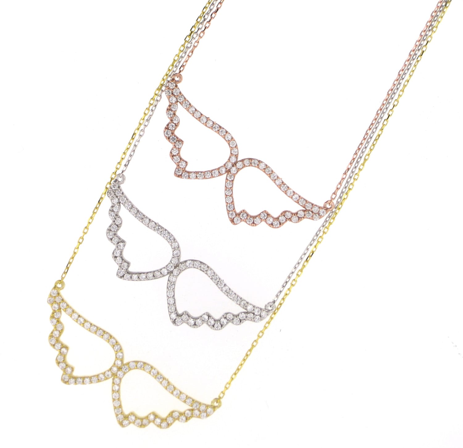 SaleGroße Pave Engelsflügel von VassariBoutique