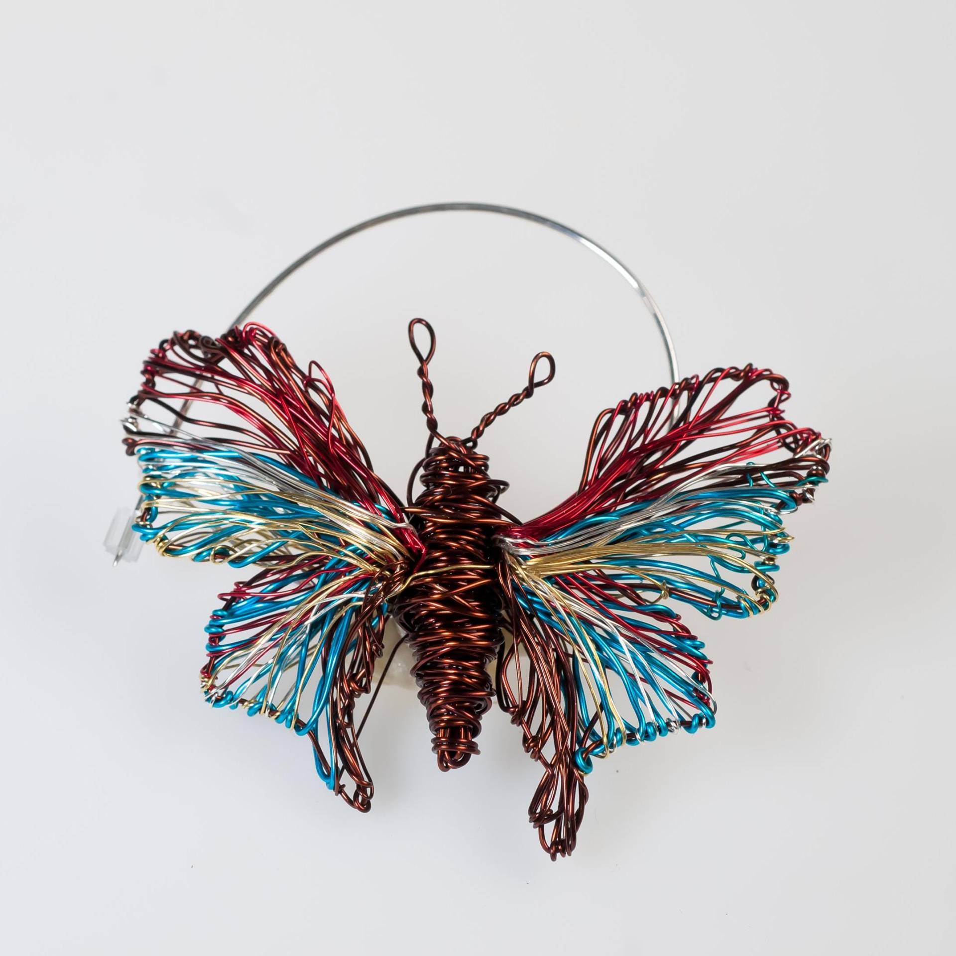 Draht Schmetterling Brosche Skulptur Kunst Anstecknadel Draht Schmetterling Brosche Skulptur Kunst Anstecknadel von VassilikiMikropoulou