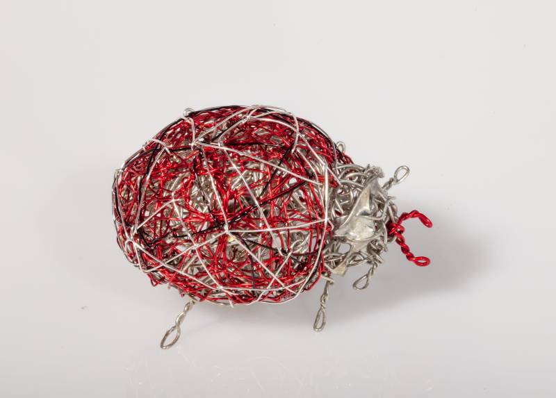 Roter Marienkäfer Insekt Anstecknadel, Silber Käfer Skulptur Roter Marienkäfer Insekt Anstecknadel, Silber Käfer Skulptur von VassilikiMikropoulou