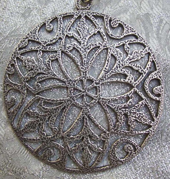 Vintage Metropolitan Museum Of Art Sterling Silber Schneeflocke Auf 30 "Sterling Kette von VastVintageVisions
