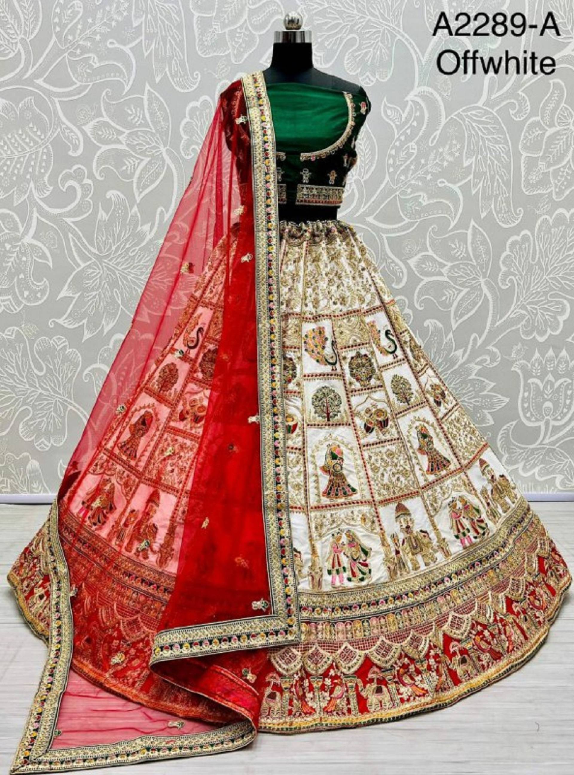 Schwere Dori Stickerei Halb Braut Samt Lehengacholi Für Sie, Hochzeit Lehega Choli Für Sie, Handgemacht , Lehenga Choli Mit Dupatta von Vastrawear18