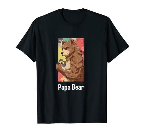 Herren Papabear Shirts - Starker Vater-Tochter T-Shirt von Vater-Tochter-Papa-Bär-Geschenke