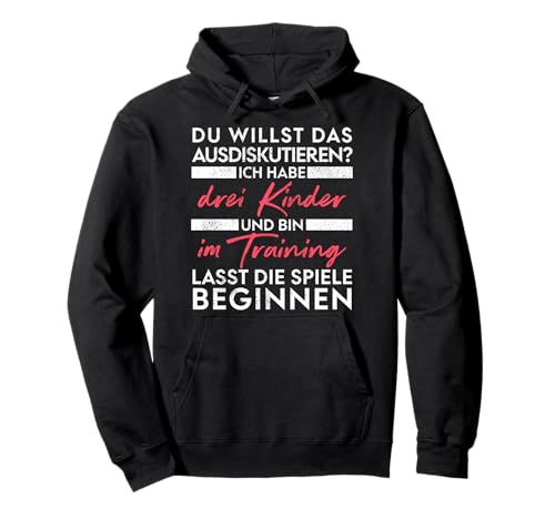 Du willst das ausdiskutieren - Vater Kinder Pullover Hoodie von Vater und Kinder Designs