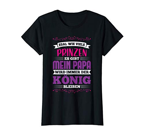 Vatertag Outfit für Frauen oder Mädchen- Papa Tochter Kostüm T-Shirt Vatertag Outfit für Frauen oder Mädchen- Papa Tochter Kostüm T-Shirt von Vatertag 2021 als Tochter Kostüm Daddy ist König