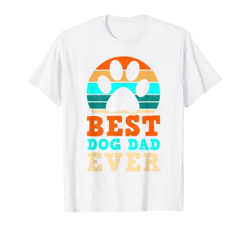 Herren Best Dog Dad Ever Hund Hundepapa Gassi Gehen Papa T-Shirt Herren Best Dog Dad Ever Hund Hundepapa Gassi Gehen Papa T-Shirt von Vatertag Bester Papa Familie Geschenke & Designs