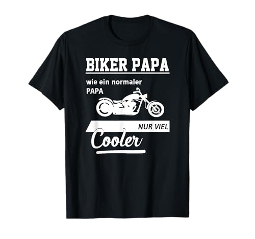 Vatertagsgeschenk Motorrad T-Shirt - Männertag Cooler Papa T-Shirt von Vatertag Bike Shirt mit lustigem Spruch für Väter