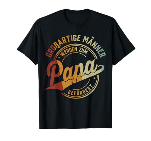 Vatertag Tshirt Papa Father Day Männer Herren Papi Kinder T-Shirt von Vatertag Tshirt Papa Vater Vati Kind Opa Daddy Dad