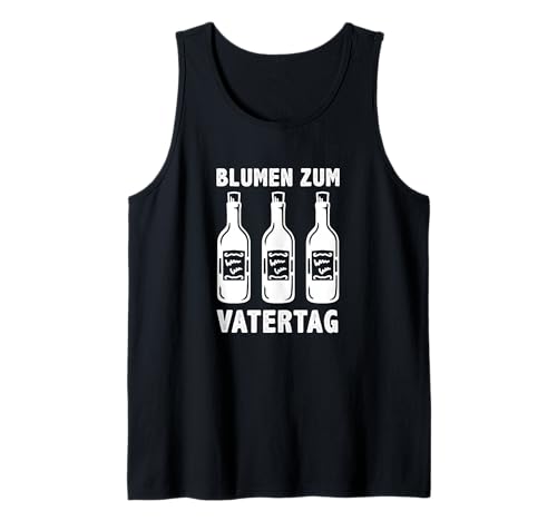 Herren Blumen Zum Vatertag Lustiges Vatertag Tank Top von Vatertag Vatertagsgeschenk Bier Sprüche Geschenke