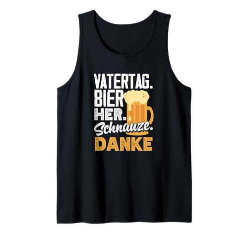 Herren Vatertag Bier Her Schnauze Danke Lustiges Vatertag Tank Top Herren Vatertag Bier Her Schnauze Danke Lustiges Vatertag Tank Top von Vatertag Vatertagsgeschenk Bier Sprüche Geschenke