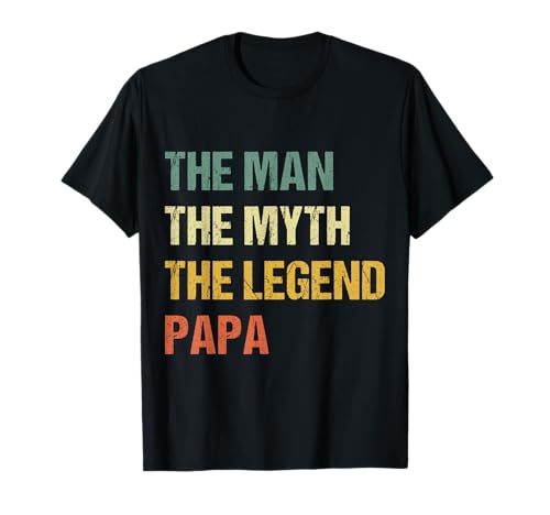 Vatertag Retro - The Man The Myth The Legend Papa Geschenk T-Shirt Vatertag Retro - The Man The Myth The Legend Papa Geschenk T-Shirt von Vatertagsgeschenk Männertag Vater Outfit Geschenke
