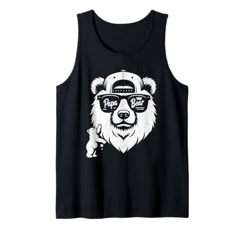 Herren PapaBär, Vater Sohn Papa Baby Partnerlook Vatertag Bär Papa Tank Top Herren PapaBär, Vater Sohn Papa Baby Partnerlook Vatertag Bär Papa Tank Top von Vatertagsgeschenk Von Kleinkind, Tochter, Ehemann