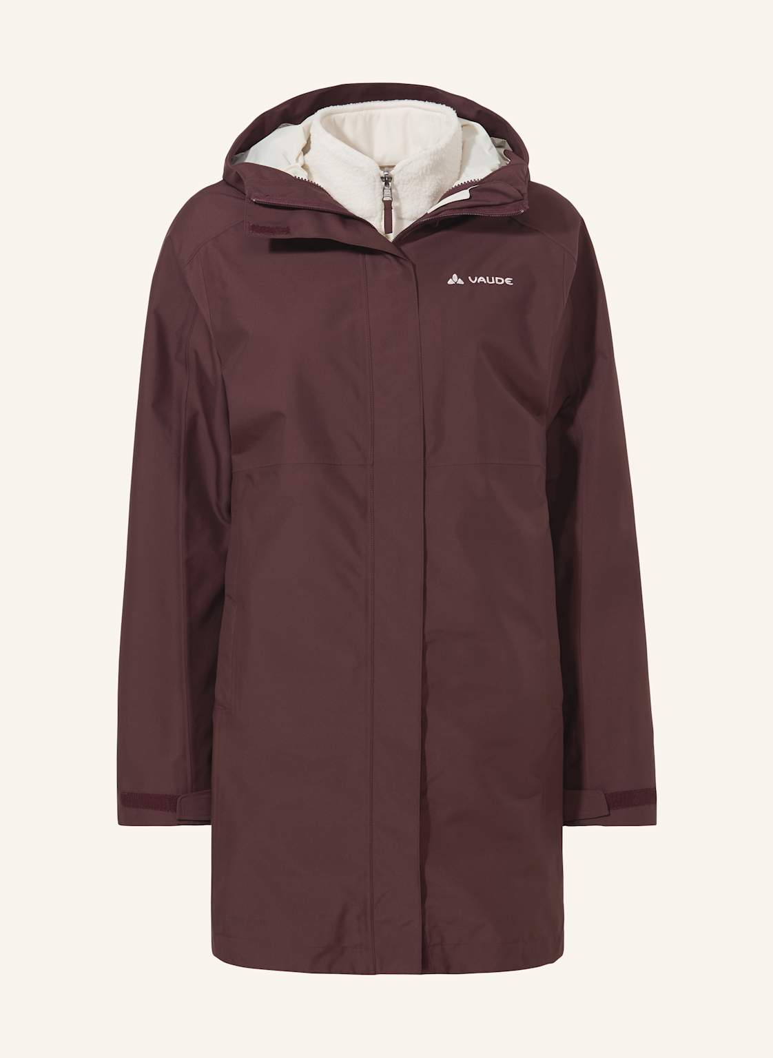 Vaude 3In1-Jacken W Hitra 3In1 Parka rot von Vaude