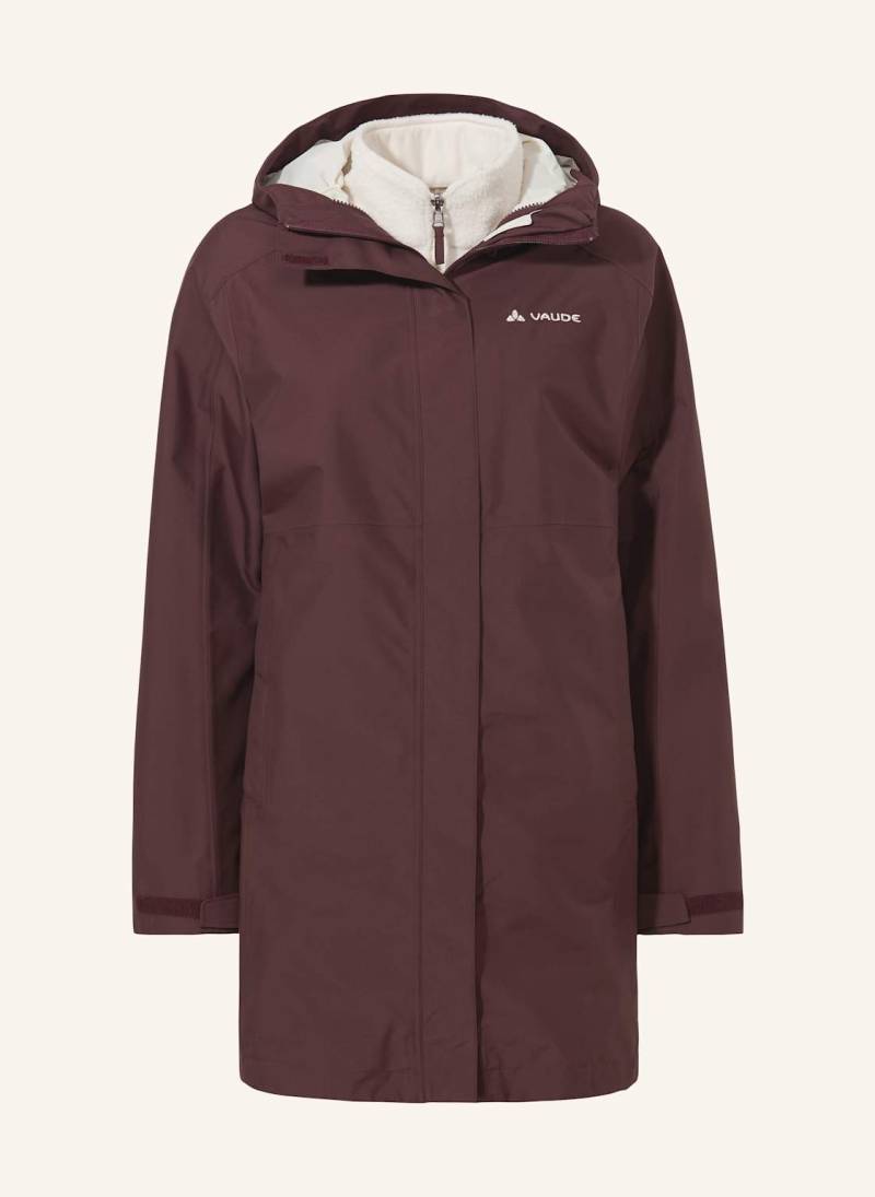 Vaude 3In1-Jacken W Hitra 3In1 Parka rot von Vaude