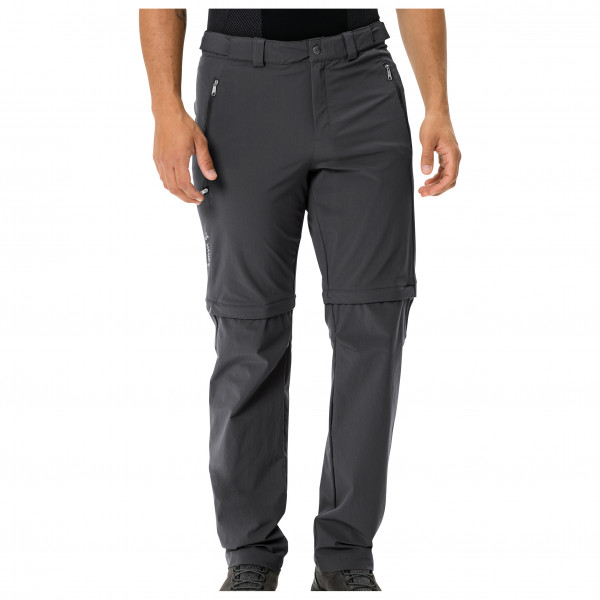 Vaude - Farley Stretch T-Zip Pants III - Zip-Off-Hose Gr 46 - Short grau von Vaude