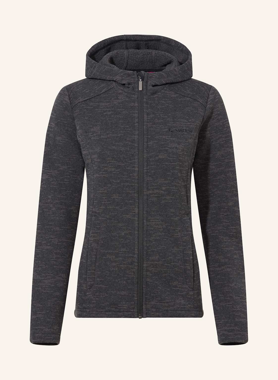 Vaude Fleecejacke W Tikoma Hoody Jacket Ii schwarz von Vaude