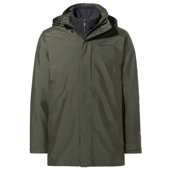 Vaude - Idris 3in1 Parka IV - Doppeljacke Gr 3XL oliv von Vaude