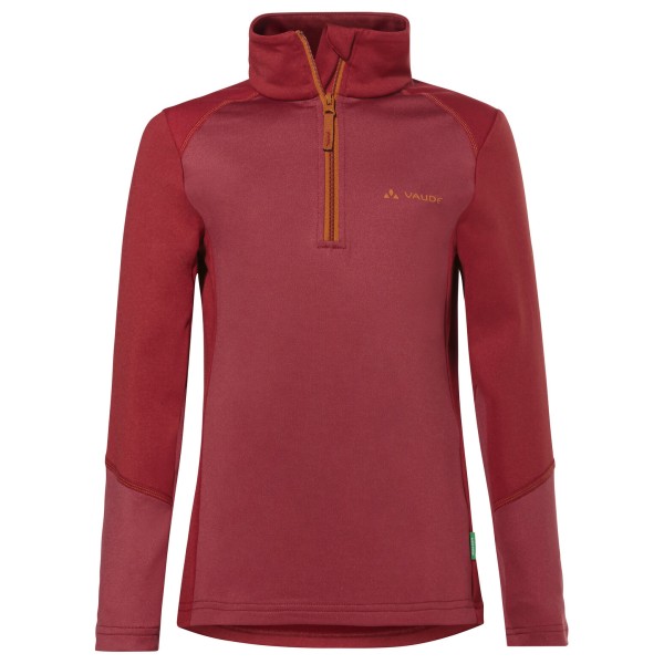 Vaude - Kid's Livigno Halfzip - Fleecepullover Gr 104 rot von Vaude
